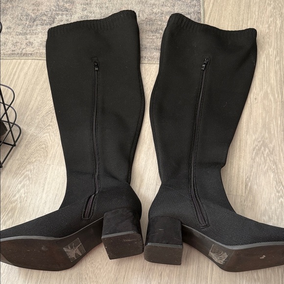 Torrid Black Heeled Knee-High Boots - Picture 1 of 7
